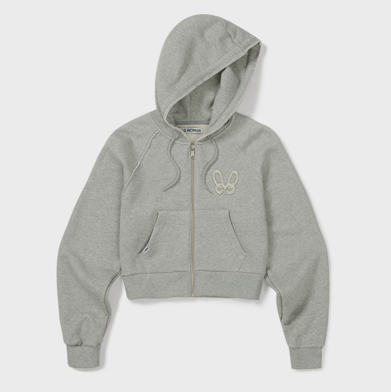 韓國 Mmlg CROP HOOD ZIPUP【ML025】