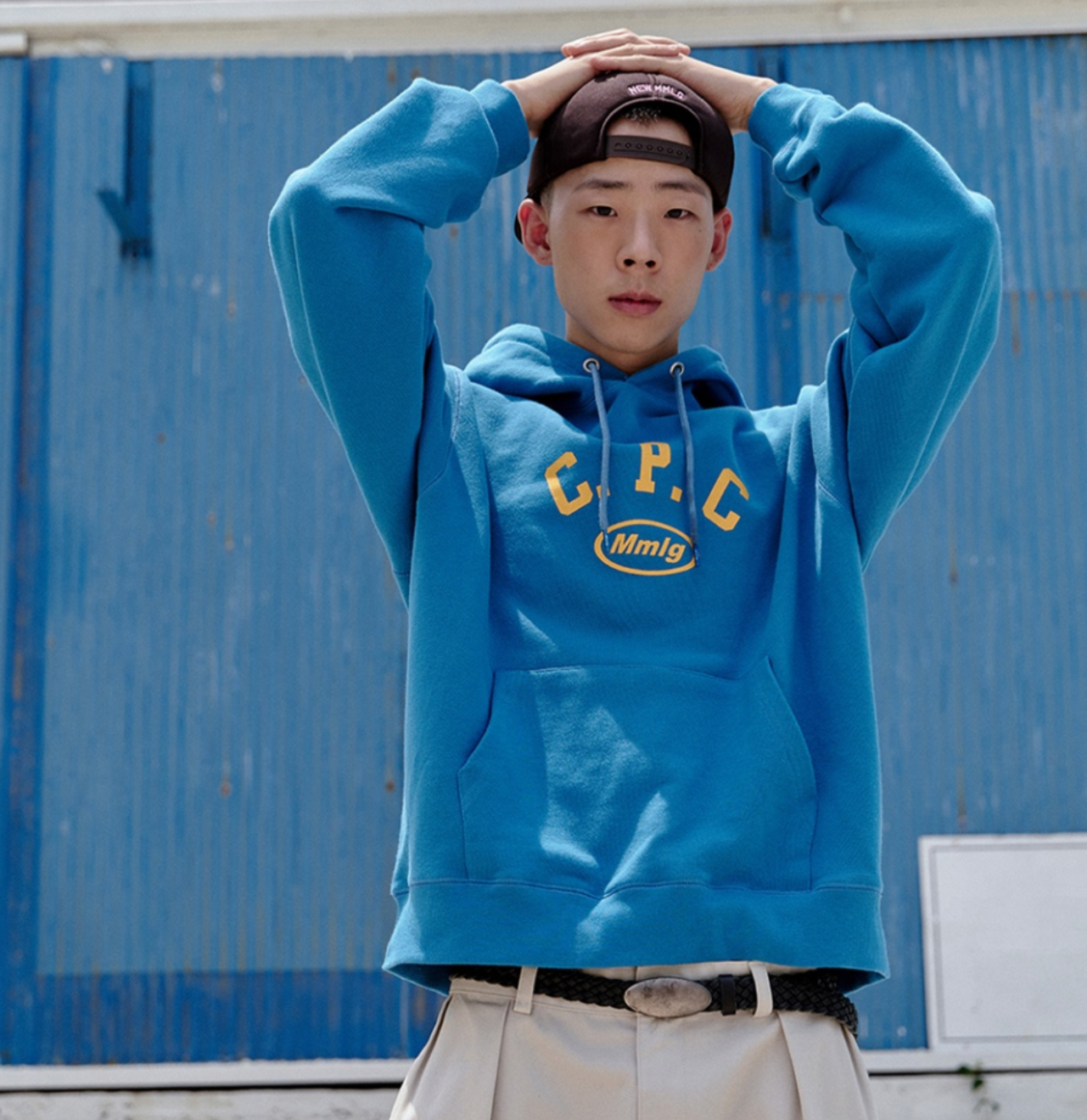 韓國 Mmlg SLOGAN HOODIE【ML036】
