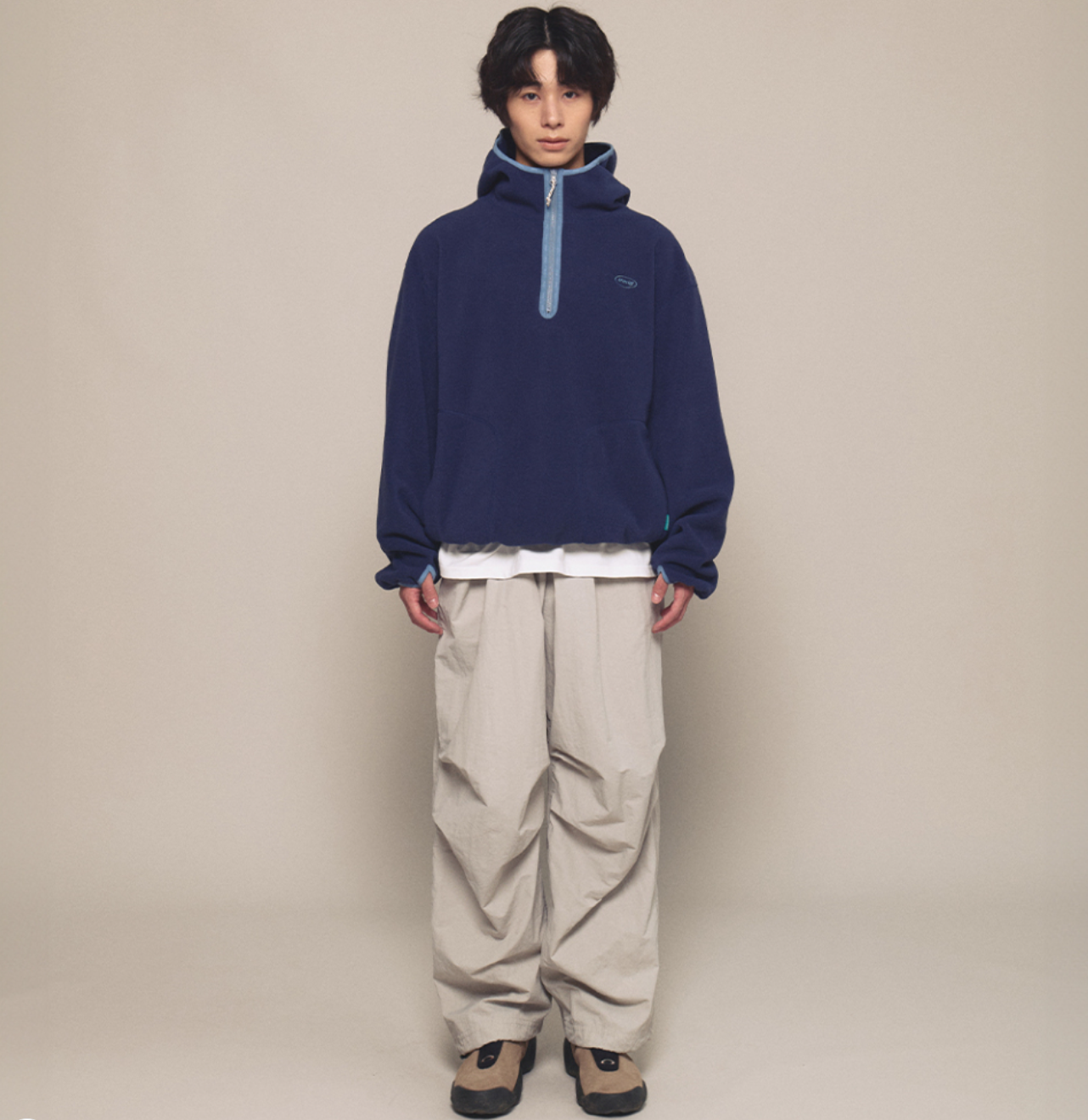 韓國 Mmlg NYLON WIDE PANTS【ML055】