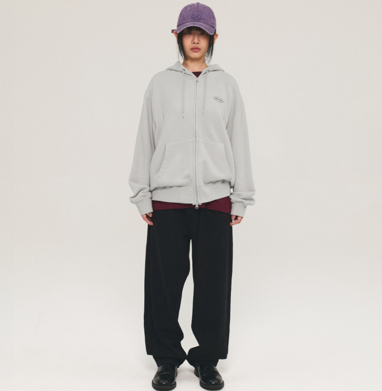 韓國 Mmlg WASHED OPACITY HOOD ZIPUP【ML070】
