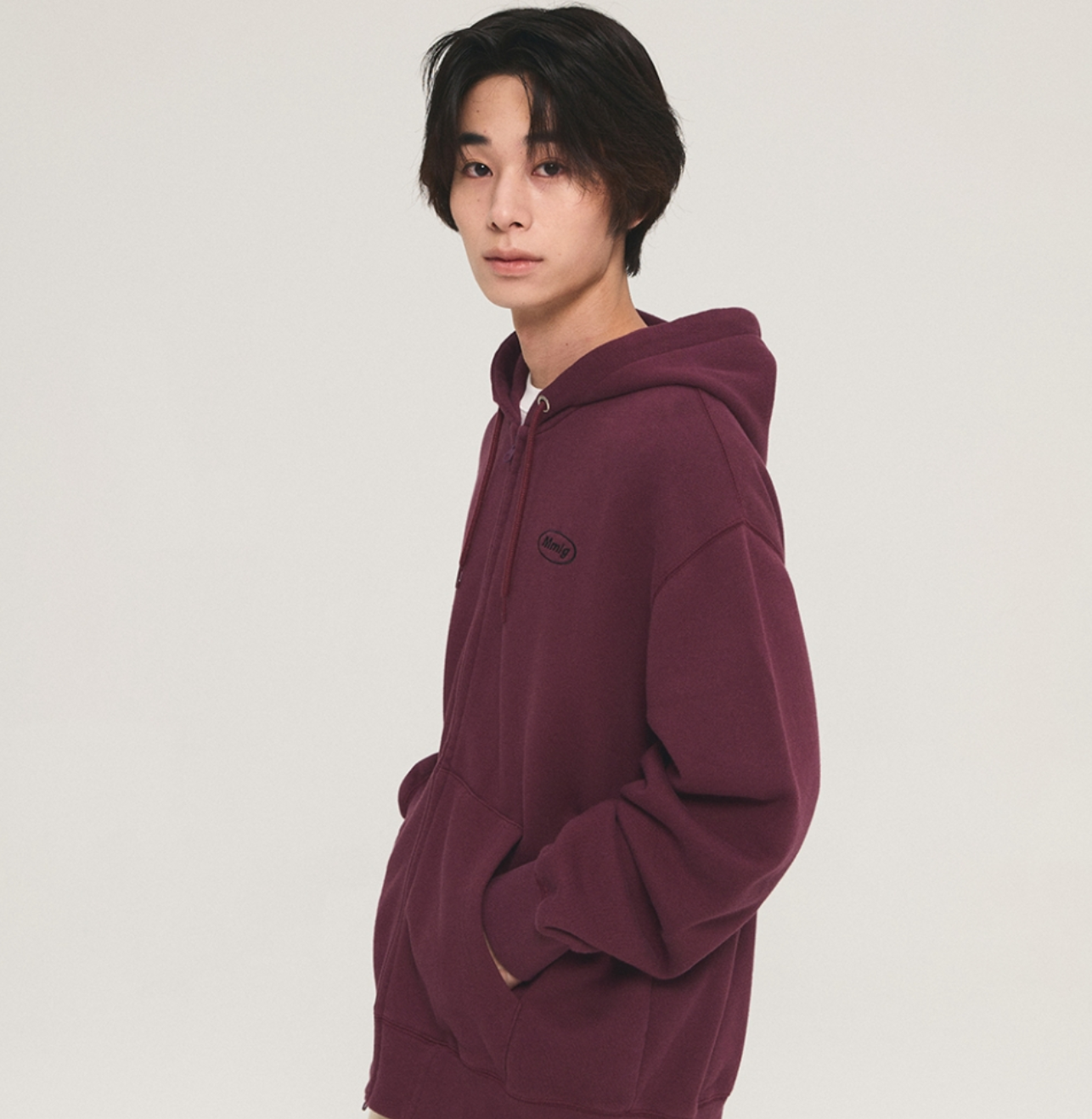 韓國 Mmlg WASHED OPACITY HOOD ZIPUP【ML070】