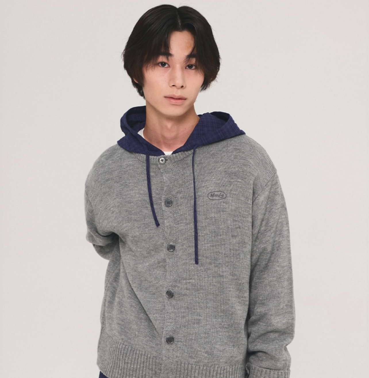 韓國 Mmlg ESSENTIAL ROUND NECK CARDIGAN【ML082】