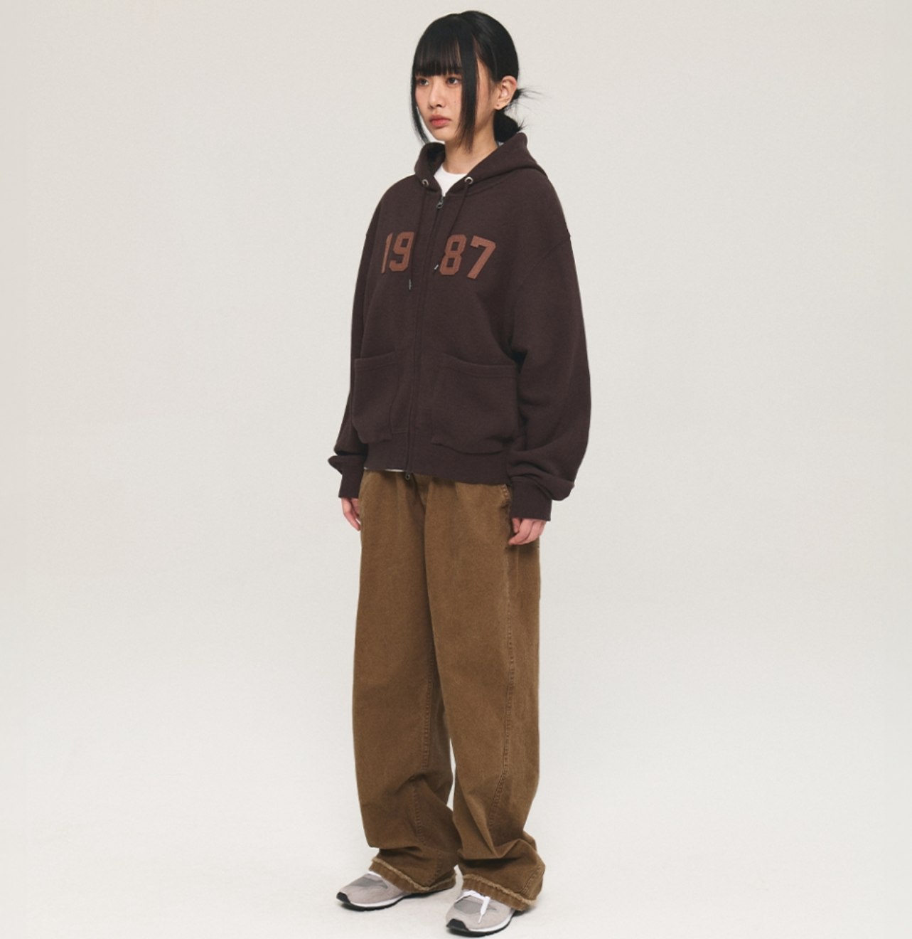 韓國 Mmlg CHECK PATTERN HOOD ZIPUP【ML084】