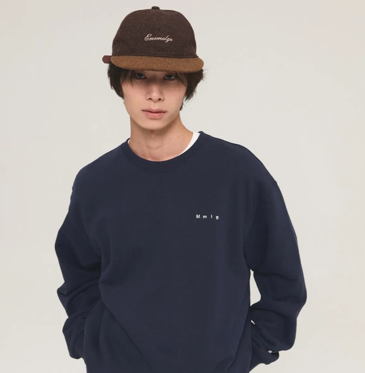 韓國 Mmlg TWO TONE WOOL BALLCAP【ML088】