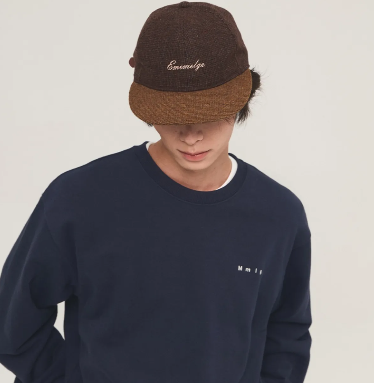 韓國 Mmlg TWO TONE WOOL BALLCAP【ML088】