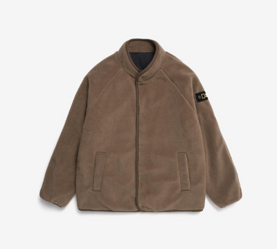 【現貨】韓國 National Geographic Unisex Malay Mac Round Reversible Fleece Zip-Up【NG047】