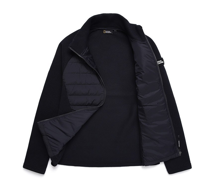 【現貨】韓國 National Geographic Women's Monta Knit & Down Mix Zip-Up【NG043】