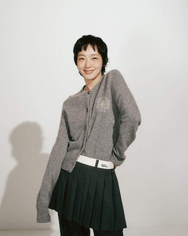 韓國 Mardi Mercredi Raccoon Blended Cardigan Round Neck【MM167】