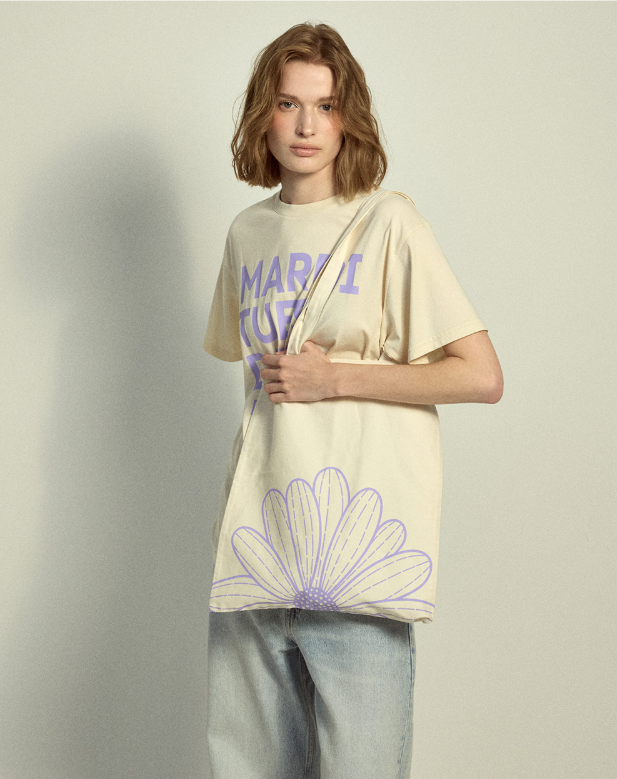 韓國 Mardi Mercredi Canvas Bag Flower Du Mardi【MM159】