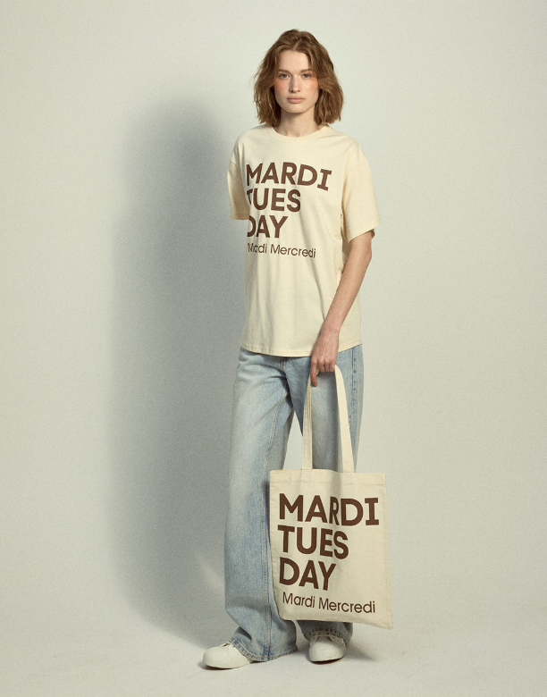 韓國 Mardi Mercredi Canvas Bag Flower Du Mardi【MM159】