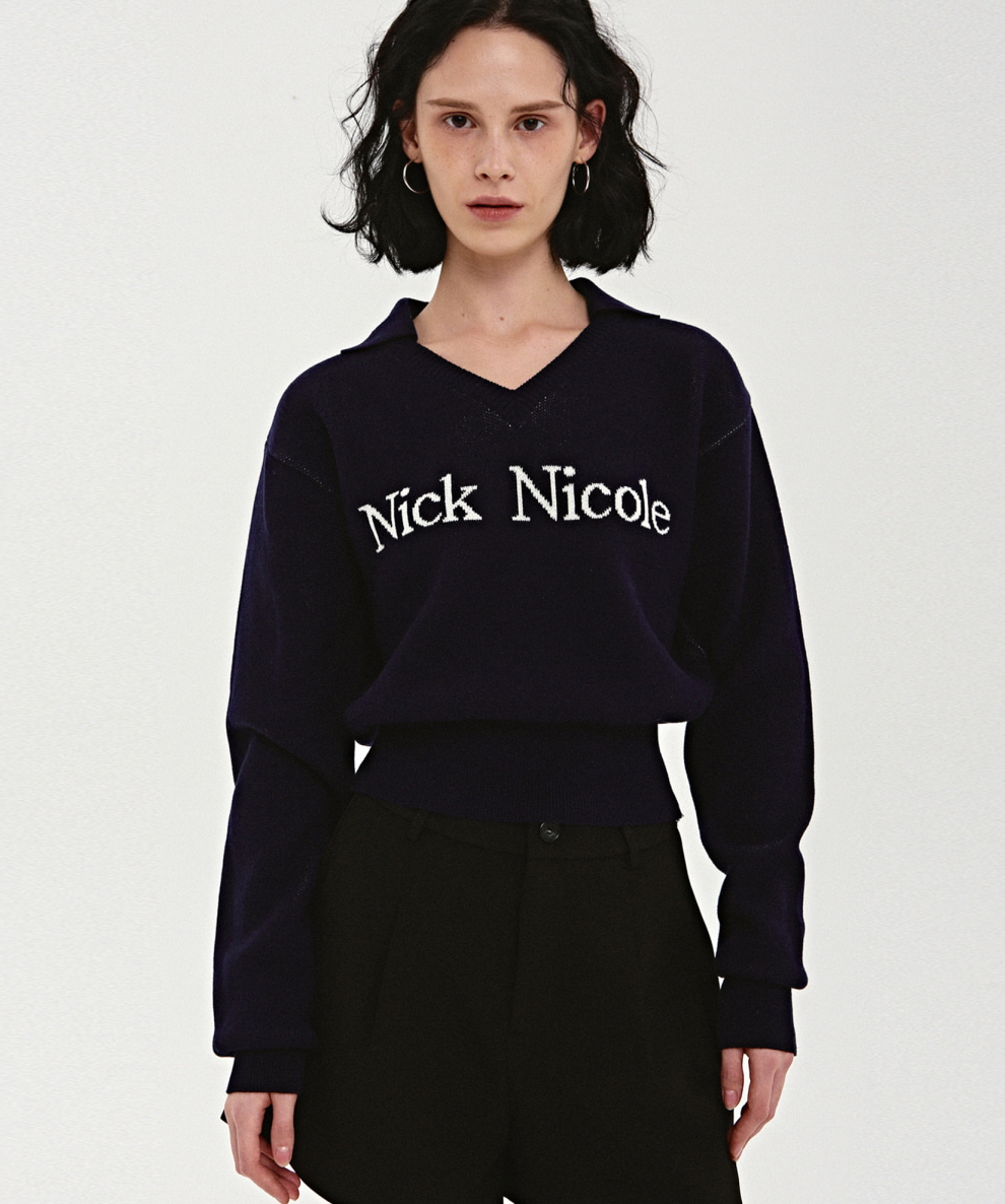 韓國 Nick Nicole Color Block Collar【NK092】