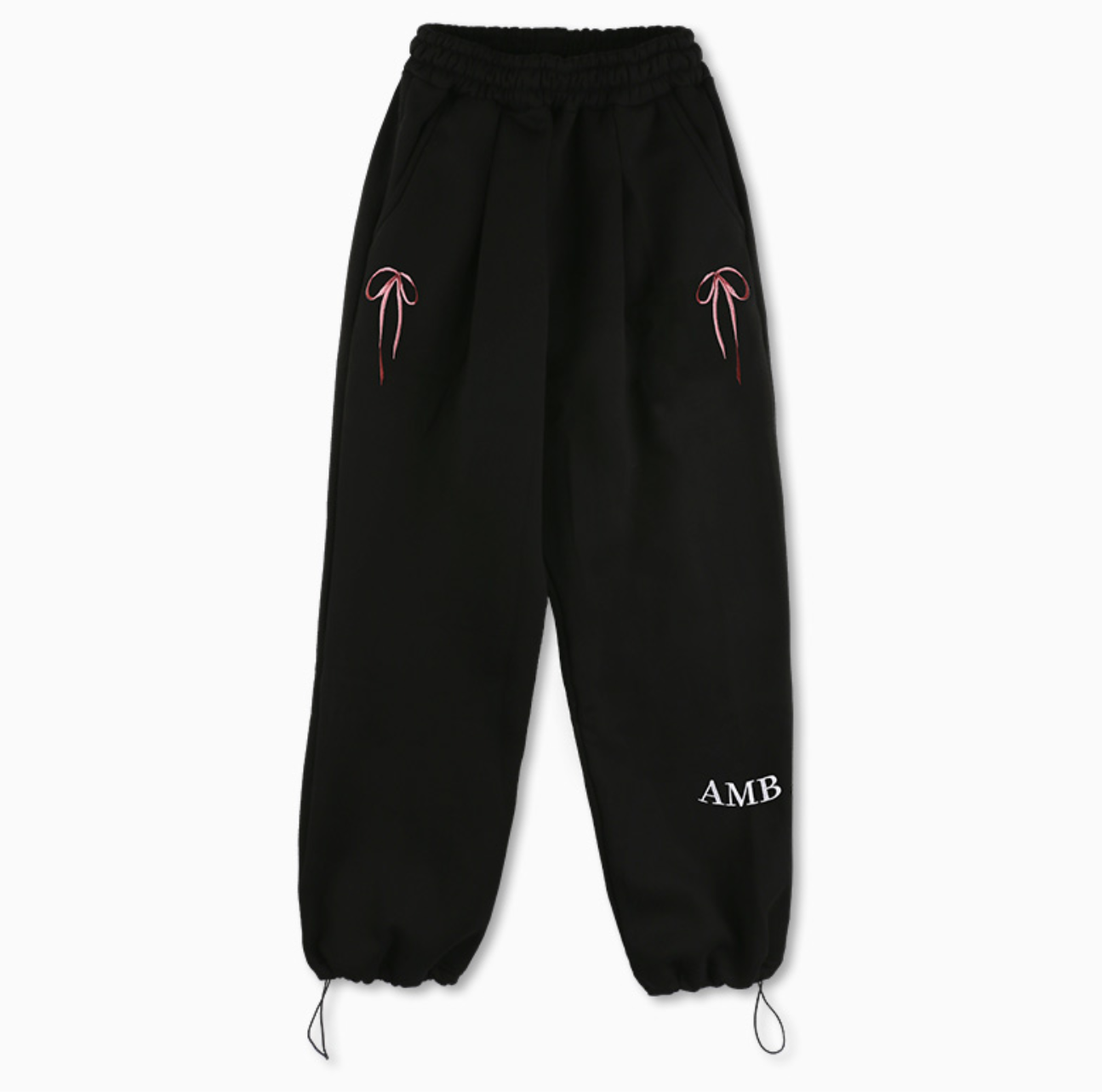 韓國 Ambler Pants With Ribbon One-Tuck 2-Way Training Sweatpants【AR143】