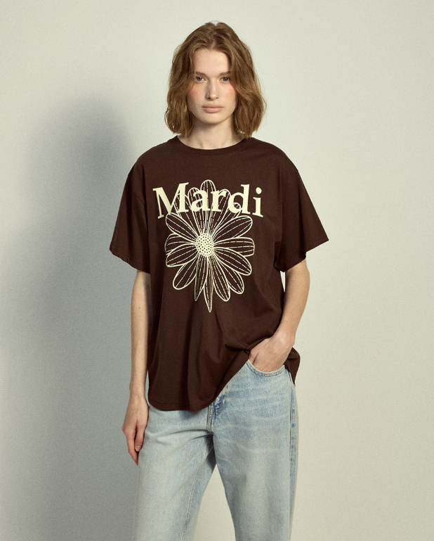 韓國 Mardi Mercredi TSHIRT FLOWERMARDI【MM032】