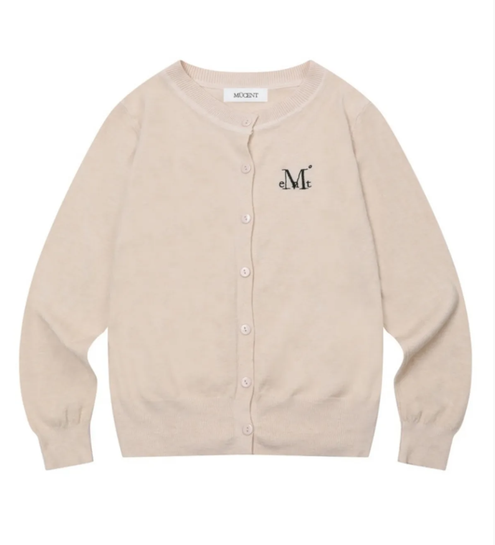 韓國 Mucent Varichion R-Neck Cardigan【MU194】