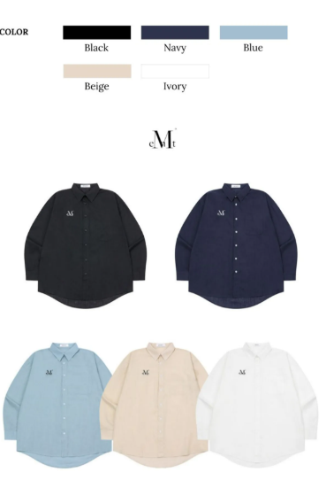 韓國 Mucent Mela Loose Fit See Through Shirt【MU172】