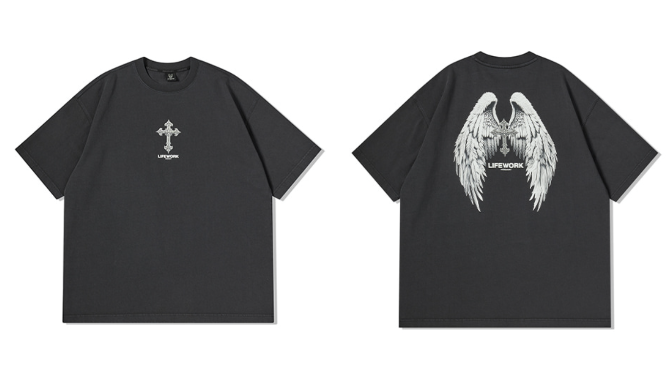 韓國 Lifework Garment Chrome Short Sleeve T-Shirt【SC109】