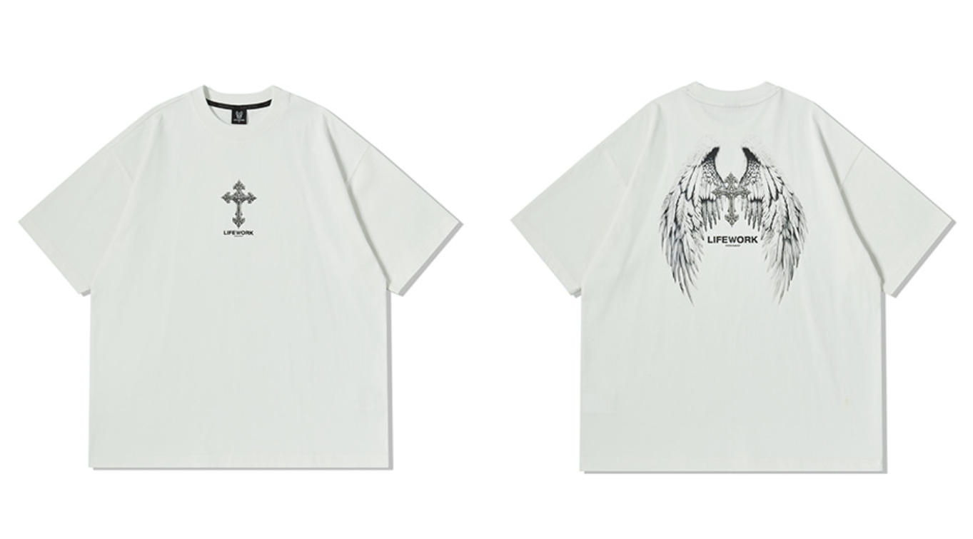 韓國 Lifework Garment Chrome Short Sleeve T-Shirt【SC109】