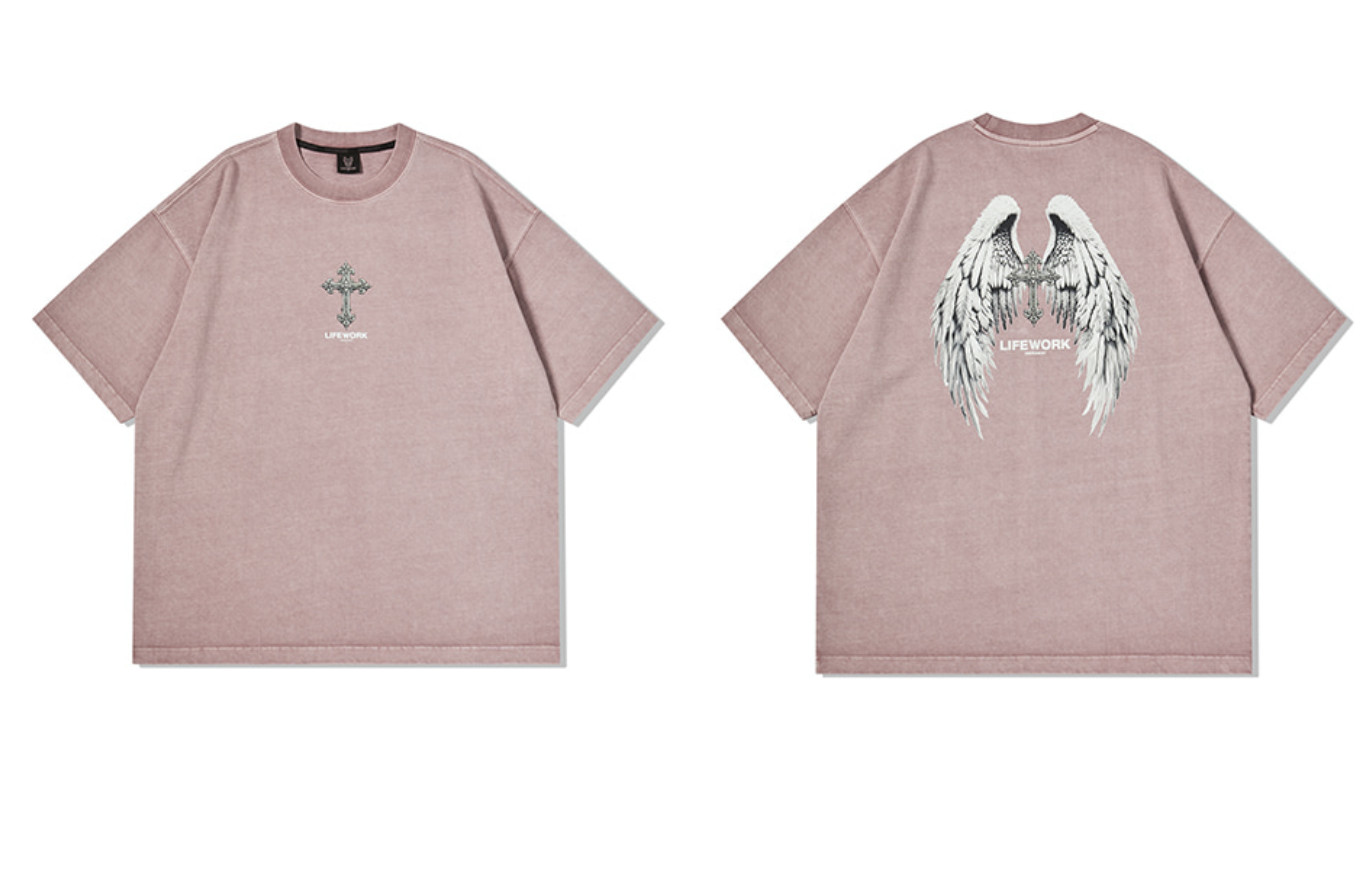 韓國 Lifework Garment Chrome Short Sleeve T-Shirt【SC109】