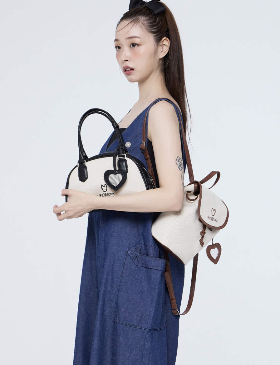 韓國 Lifework Radoc Love Charm Oxford Mini Backpack【SC115】