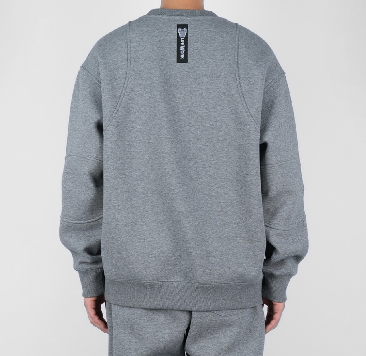 韓國 Lifework Lite Bonding Cut Pocket Sweatshirt【SC086】