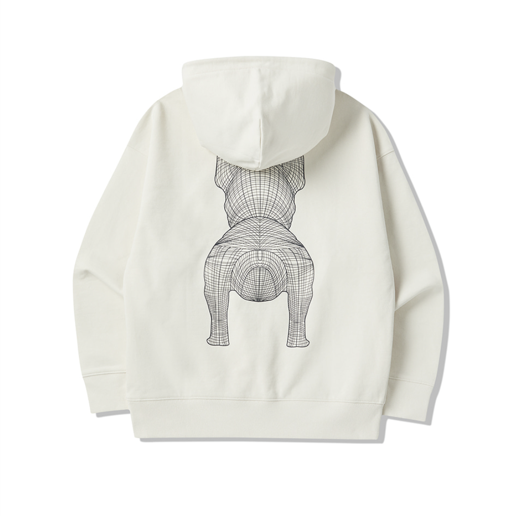 韓國 Lifework Big Radog Printed Hoodie【SC091】