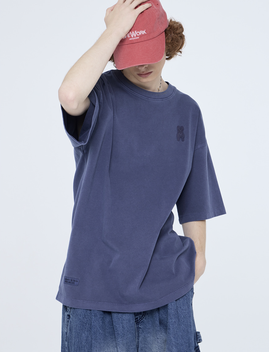 韓國 Lifework Public Washing Silicone Radok Short Sleeve T-Shirt【SC133】
