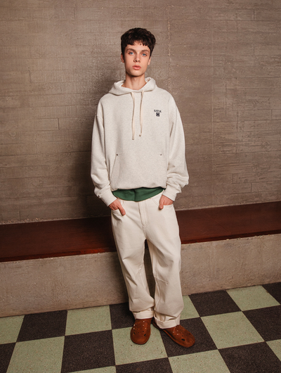 韓國 Satur Lauren Small Logo Rivet Hoodie【SR260】