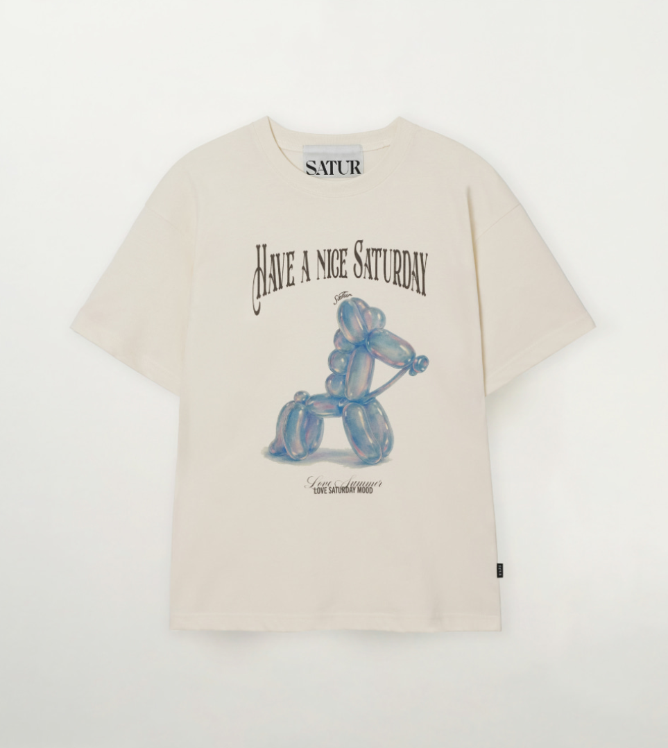 韓國 Satur New Year Red Horse Edition Short Sleeve T-Shirt【SR262】