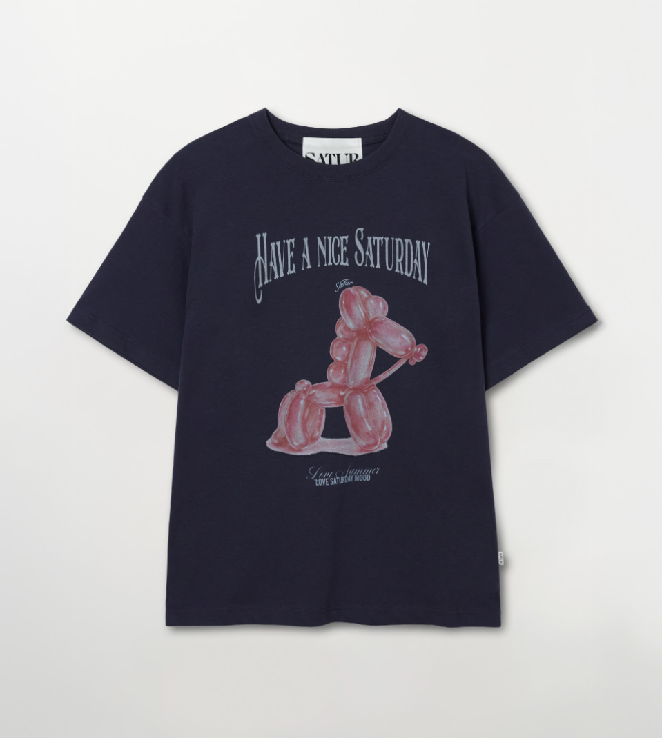 韓國 Satur New Year Red Horse Edition Short Sleeve T-Shirt【SR262】