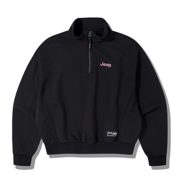 韓國 Jeep Women M Logo Half Zip Up【JP013】