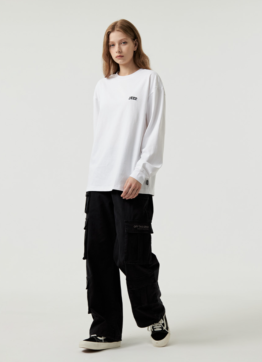 韓國 Jeep 2PACK 16-count single airgram long-sleeve T-Shirt【JP021】