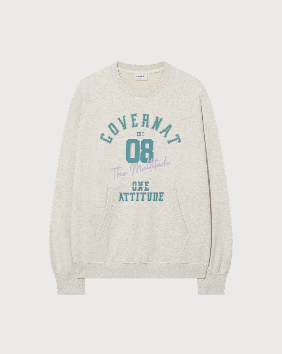 韓國 Covernat Slogan Graphic Sweatshirt【CO112】