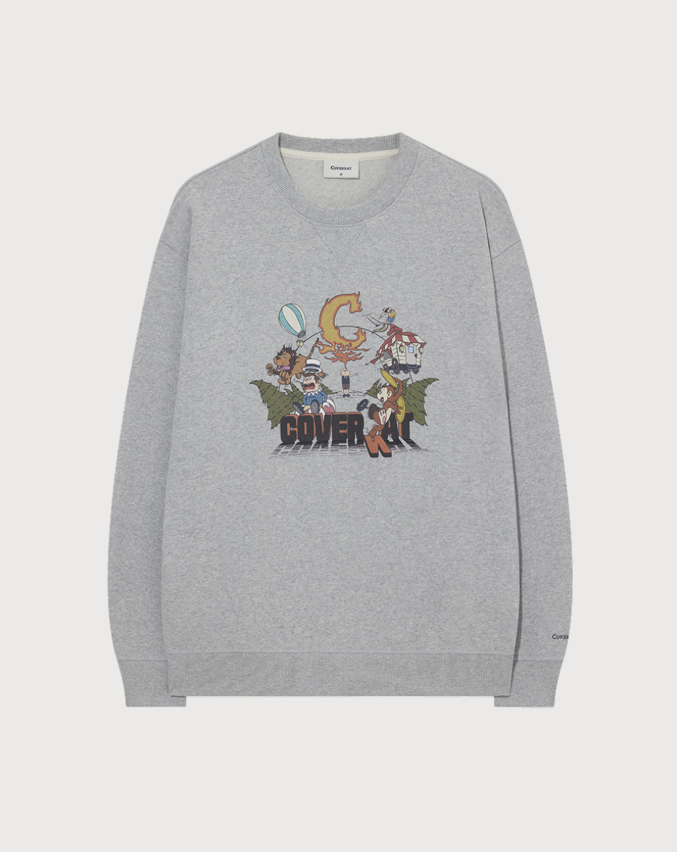 韓國 Covernat Circus Graphic Sweatshirt【CO117】