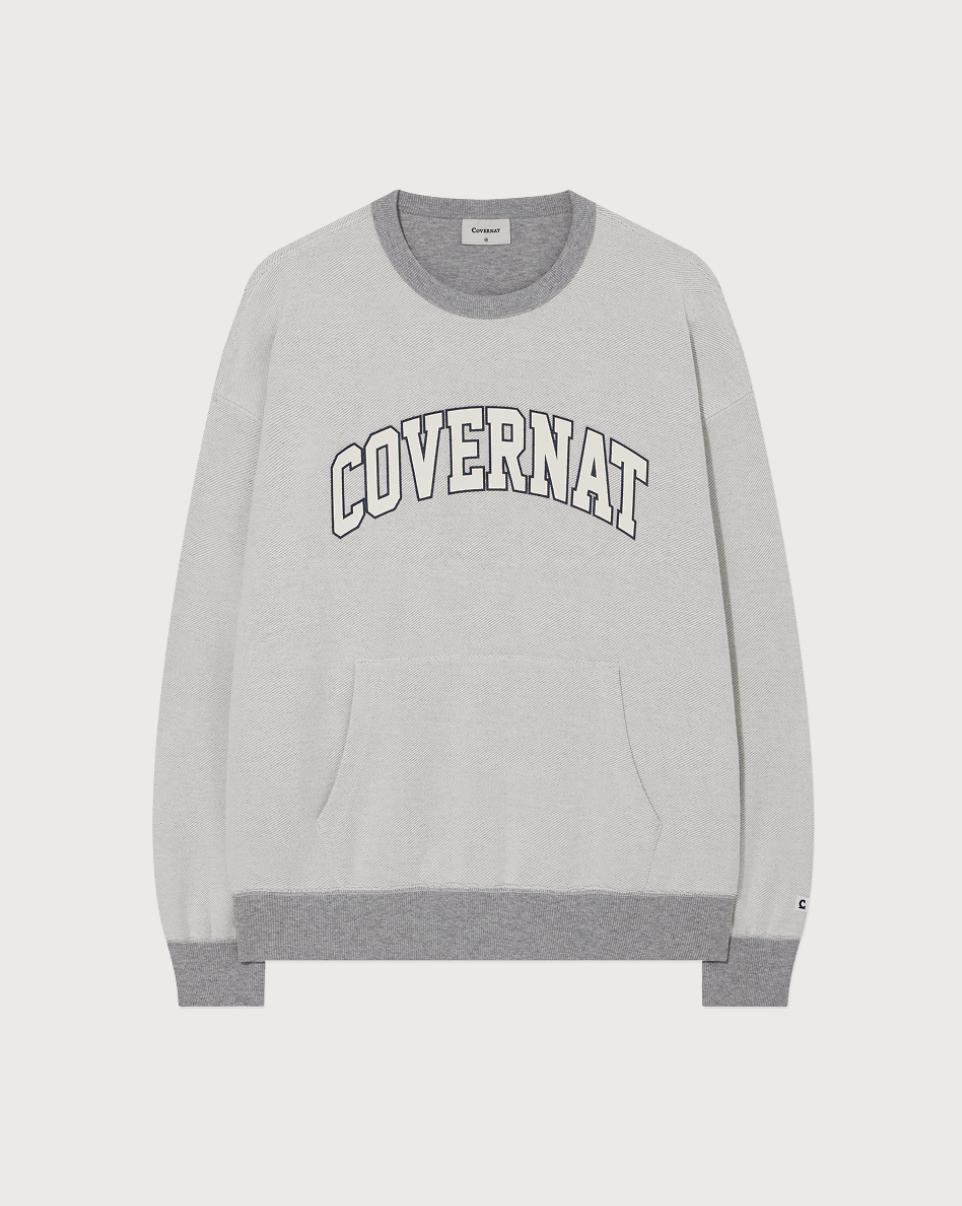 韓國 Covernat Inside Out Arch Logo Sweatshirt【CO121】