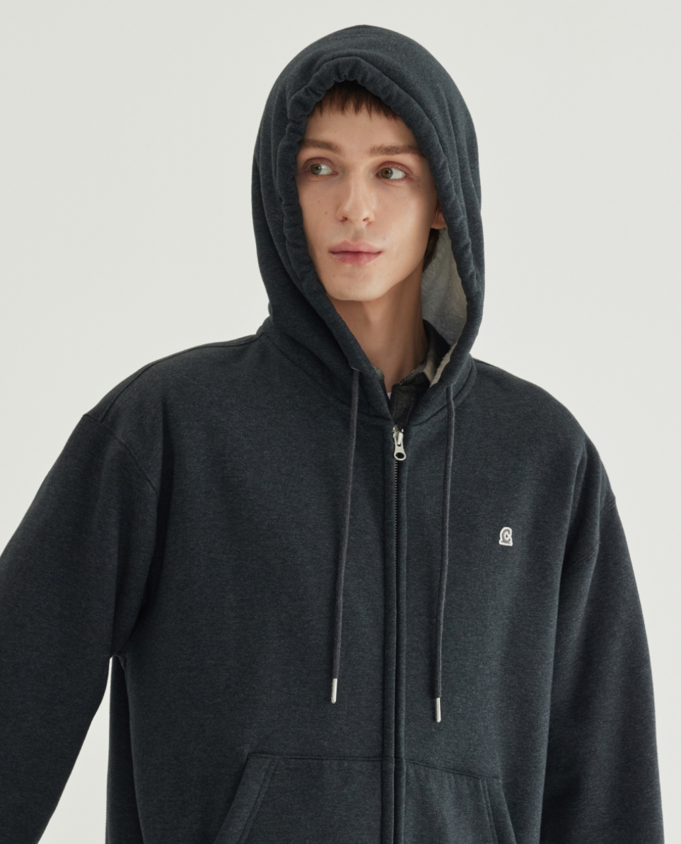 韓國 Covernat Signature Symbol Boa Hooded Zip-Up【CO126】