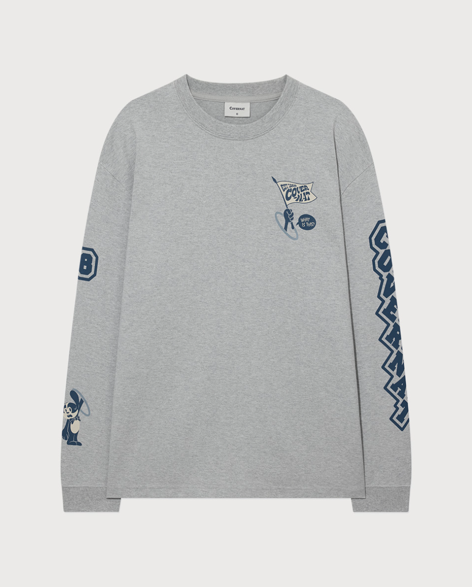 韓國 Covernat Multi-Graphic Long Sleeve【CO127】