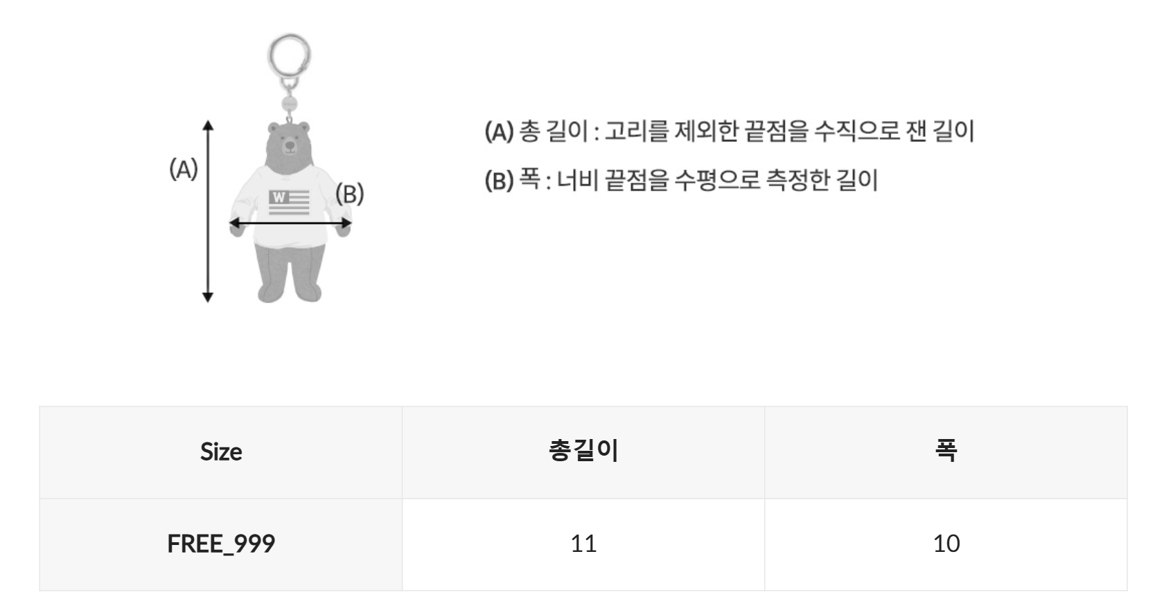 韓國 WhoAU Fluffy Bear Mini Bag Charm【WA298】