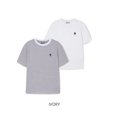 韓國 WhoAU Steve Pin Stripe T-shirt 2PACK【WA259】