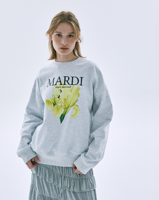 韓國 Mardi Mercredi Sweatshirt Lilies 06【MM279】