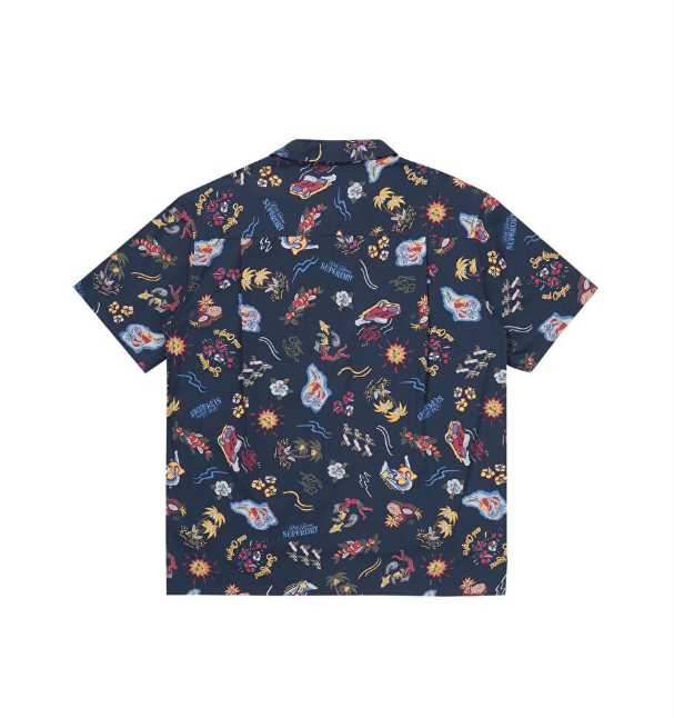 韓國 Superdry Palm Surf Hawaiian Shirt【SU056】