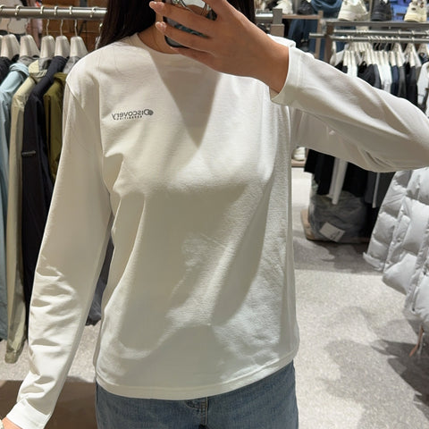 韓國 Discovery Women's Essential Functional Long Sleeve T-shirt【DY187】 - Image