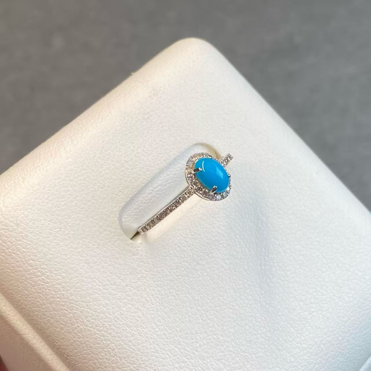 日本直送 晴空藍綠松石鑽戒【JS402】