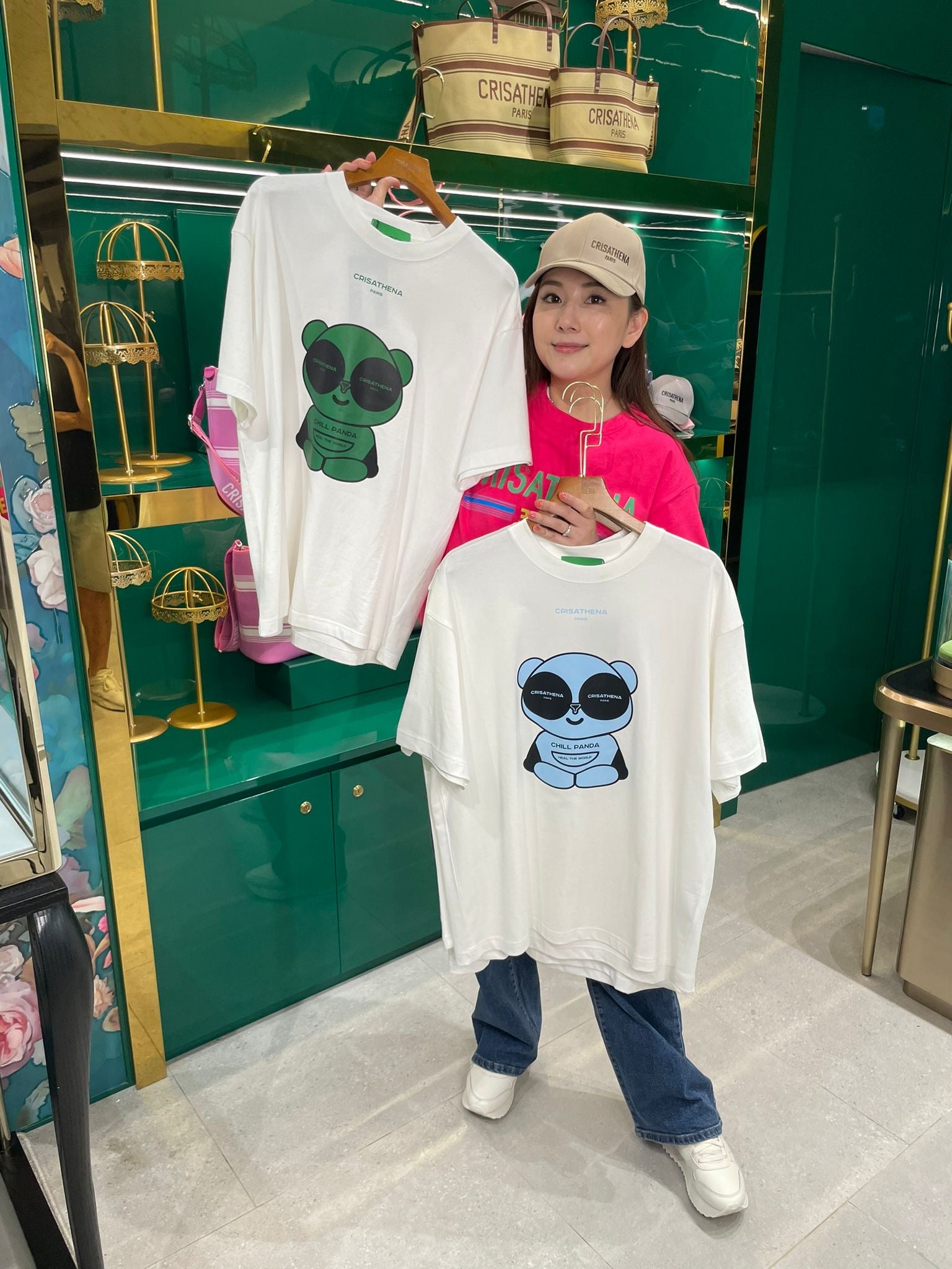 Crisathena Panda T-shirt【SM273】