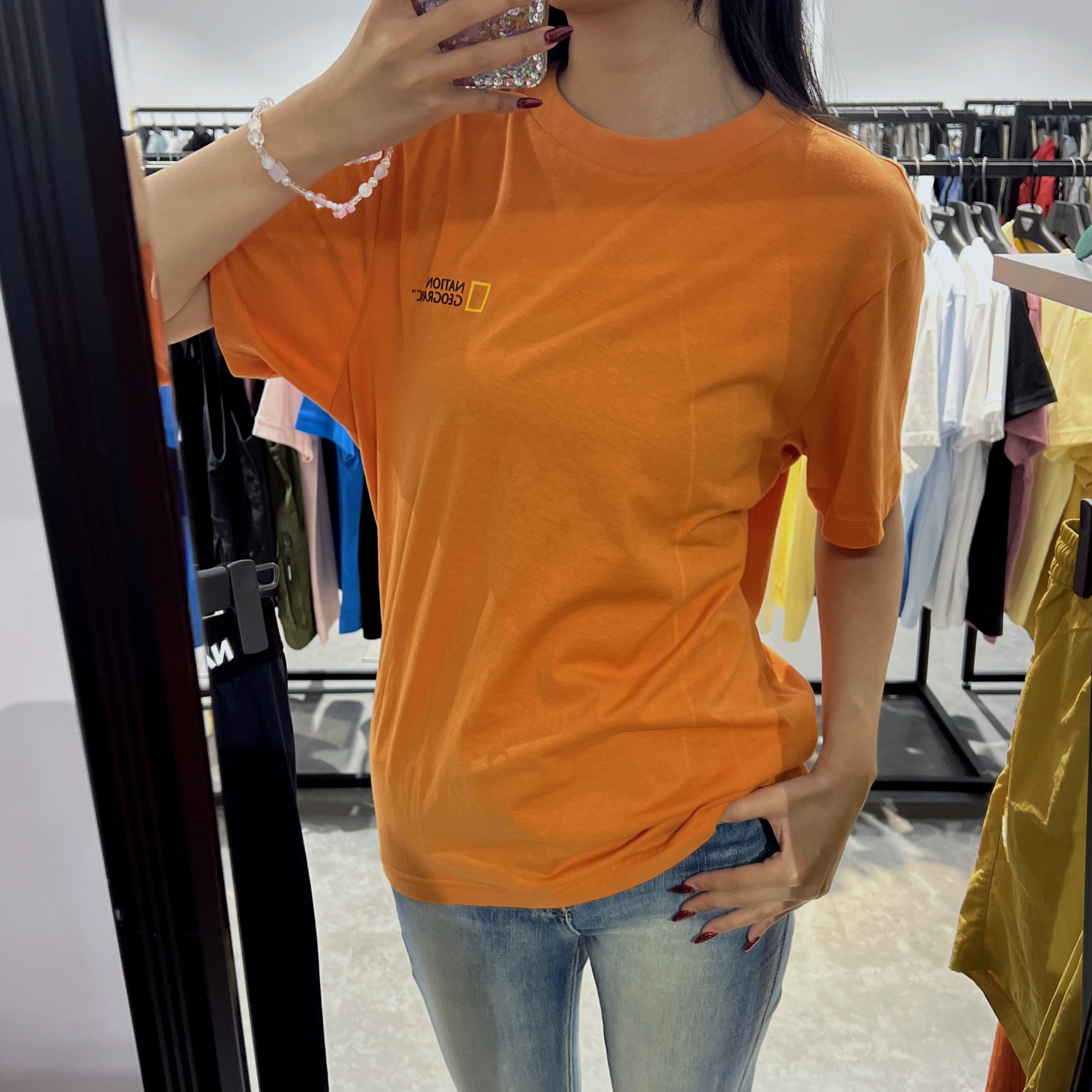 韓國 National Geographic Unisex African Short Sleeve T-Shirt【NG655】