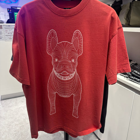 韓國 LifeWork Silk Radok Printing Short Sleeve T-Shirt【LW080】