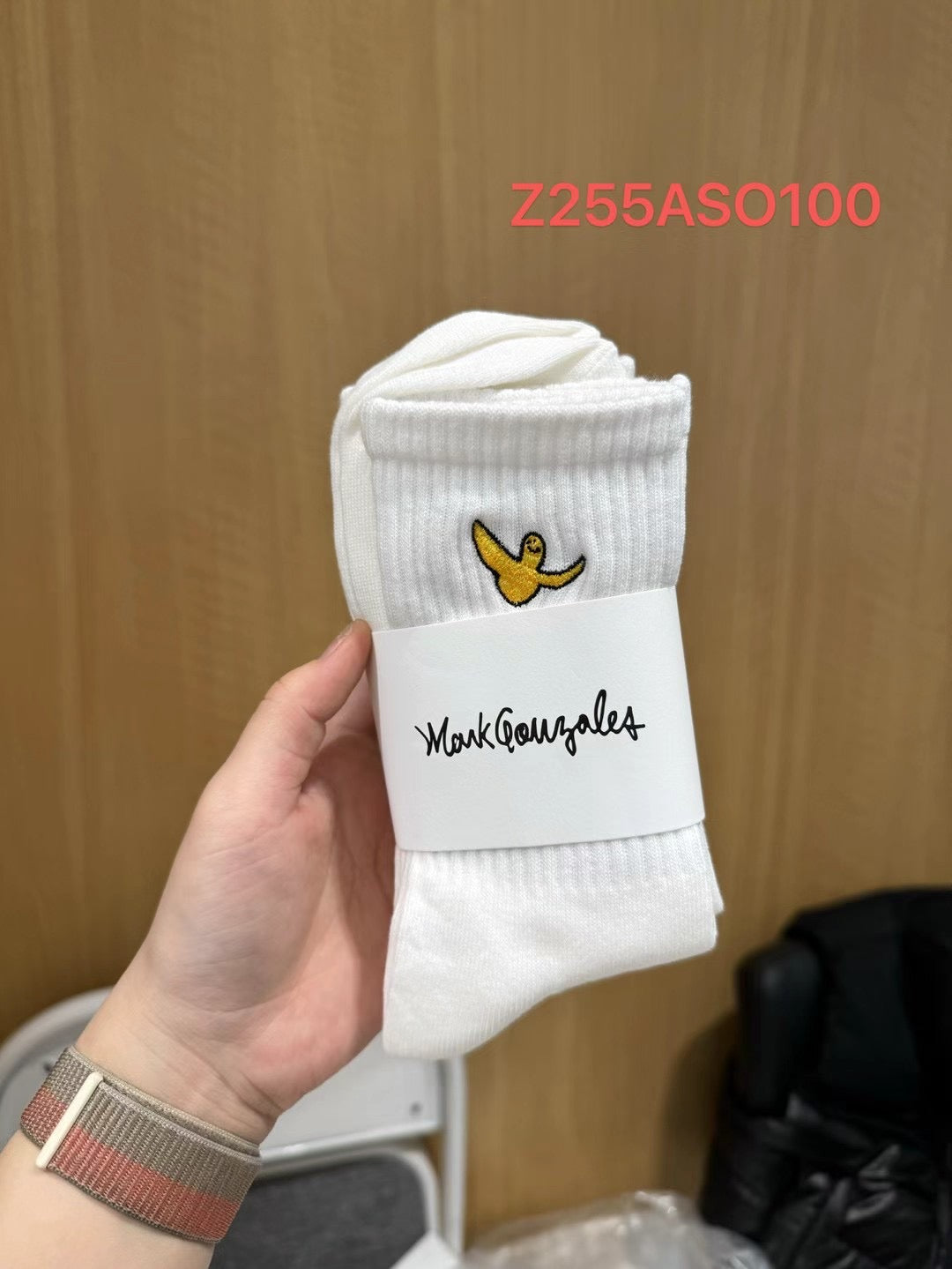 韓國 Mark Gonzales Angel Wappen Ankle Socks 3PACK【MG114】