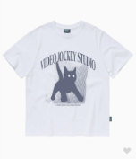 韓國 Video Jockey Cat is Watching T-Shirt【VJ025】