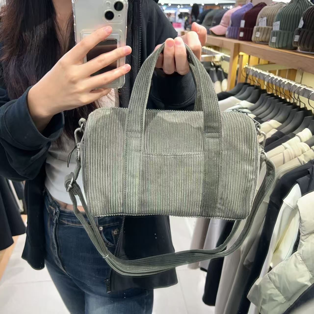 韓國 Snowpeak Corduroy Bowling Bag【SN005】