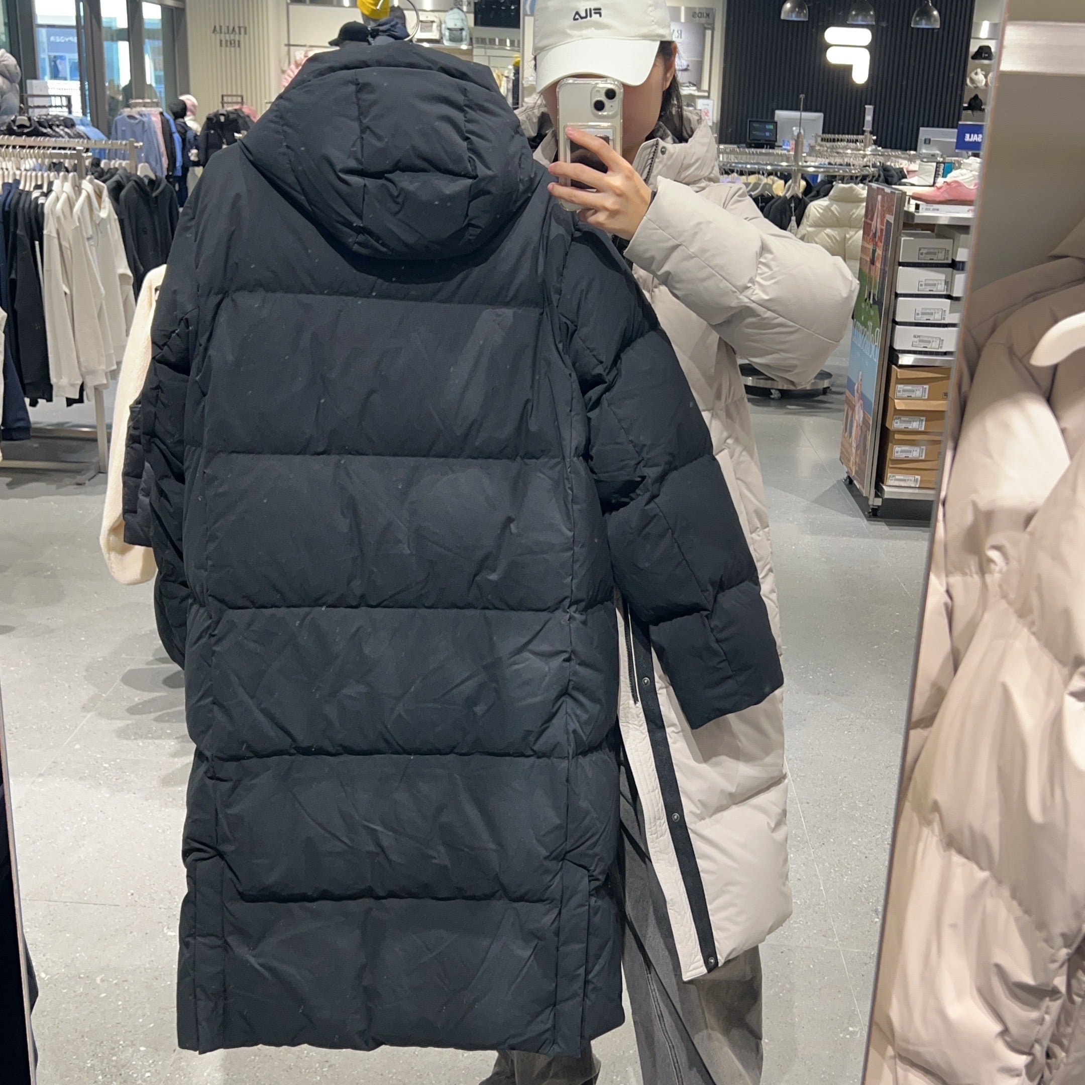 韓國 FILA Stretch Goose Long Padding (鵝絨)【FA011】