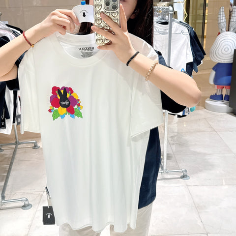 韓國 HANAHAII 小無穹花徽章 T-Shirt【HA036】 - Image